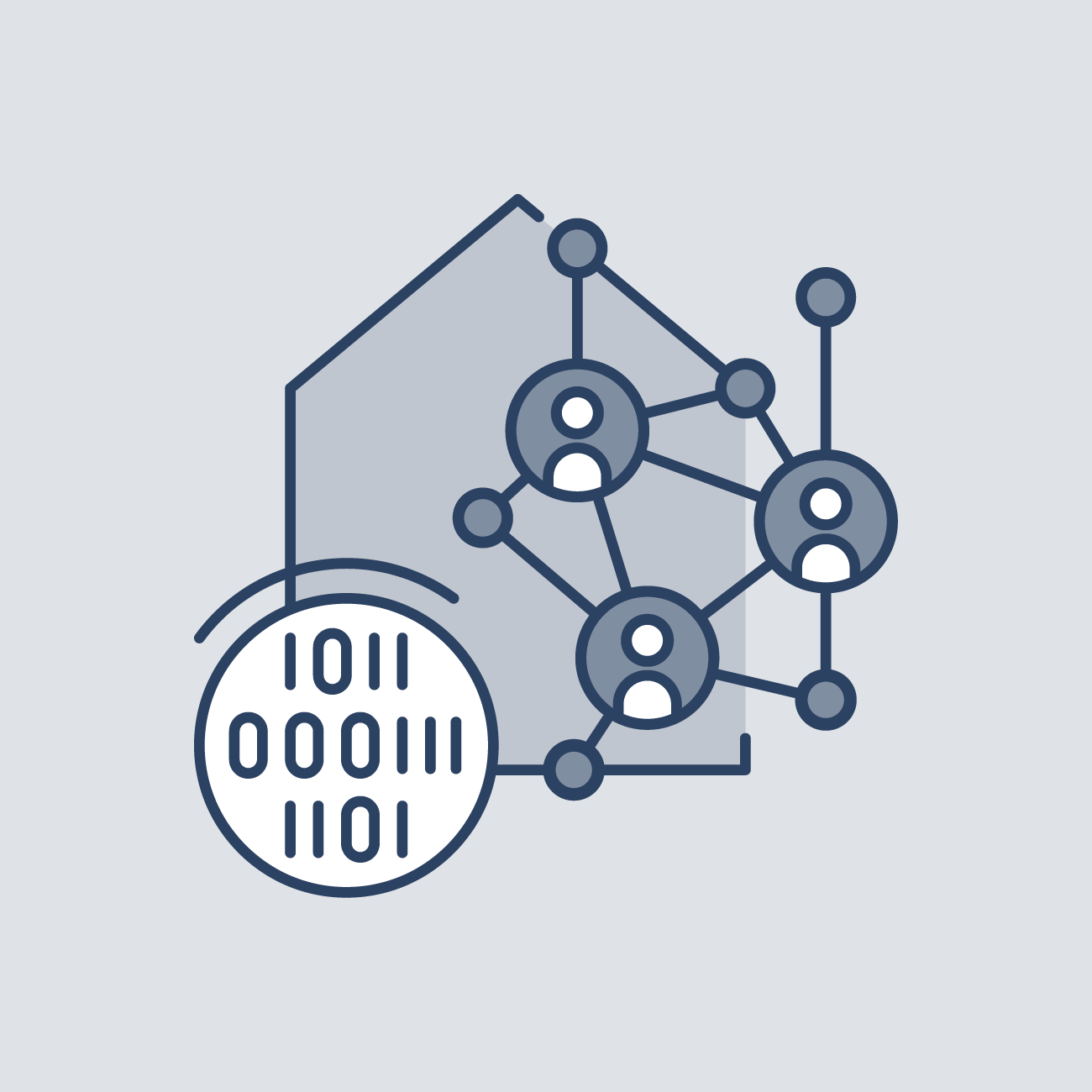 Icon Datennutzung / Utilisation des données